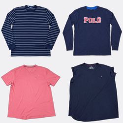 CR13997 Lot de t-shirts Vintage Polo et Tommy Hilf..