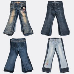 Hollister Levi's Vintage Flared Denim Jeans Bulk