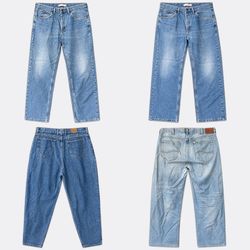 1167 Lee Denim Straight Jeans