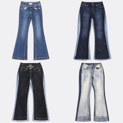 Selection of Flared Denim Jeans