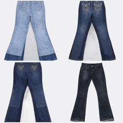 Embellished Bootcut Jeans
