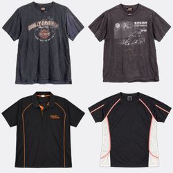 Harley-Davidson T-Shirts (C-Grade) - BUNDLE 12