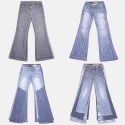 Flared Denim Jeans Selection