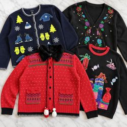 Novelty Christmas Cardigans and Sweaters