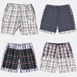 UNMARKIERTE BAUMWOLL- & CARGO-SHORTS