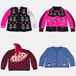 Code# Novelty Knit Vests and Christmas Sweaters Bu..