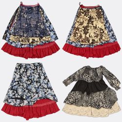 Women's Printed and Tiered Skirts
