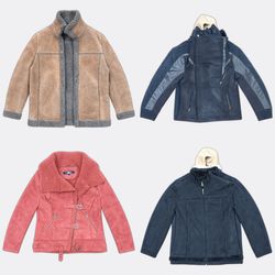 Faux Shearling Coats and Jackets