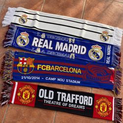 Ruffneck Adidas Football Scarves Lot