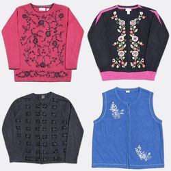 Y2K Beaded and Embroidered Knitwear mix