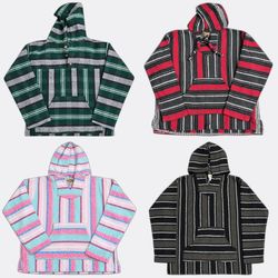 Parka Baja Jerga Mexican Poncho Hoodies