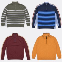 RV5223 Nautica 1/4 Zip Knitwear