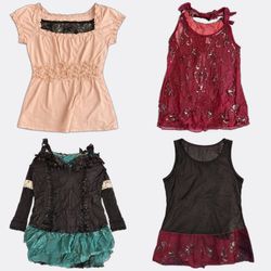 Women Vintage Camisoles and Corset Tops