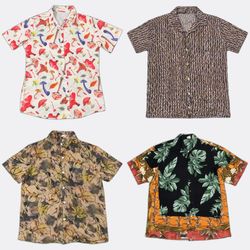 Printed Short Sleeve Hawaiian Shirts