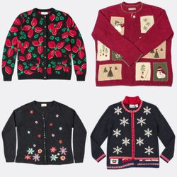 Wholesale Vintage Christmas Sweaters Bundle | 10pc..
