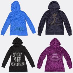 Juicy Couture Velour Zip Hoodies
