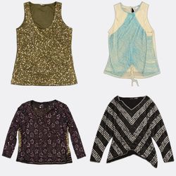 Women Sequined and Embellished Blouses