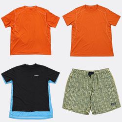 CR12892 Vintage Patagonia T shirts and Shorts