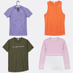 Gymshark T-Shirts & Tank Top - BUNDLE 89