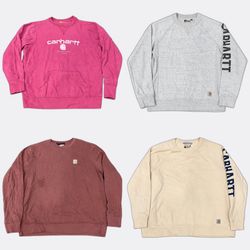 Carhartt Sweatshirts Fleece Jackets Lot