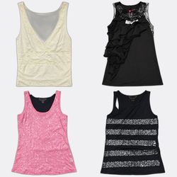 Women's Sequined and Embellished Tank Tops