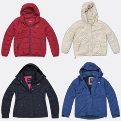 Hollister All-Weather Padded Hooded Jackets