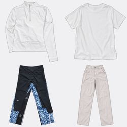 Alo Activewear Leggings along with athletic shorts..