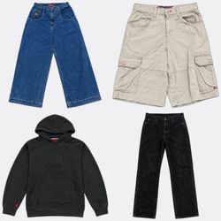 JNCO Vintage Hip Hop Jeans Shorts Hoodies