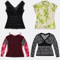 Y2K T shirt blouse