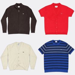 Lacoste Pulls en maille à manches longues