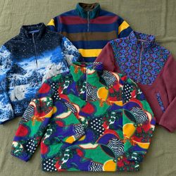 PF3243 VERRÜCKTE gemusterte und Colourblock-Fleece..