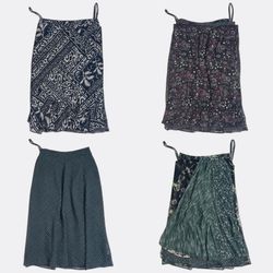 Women Printed Pattern Midi Skirts