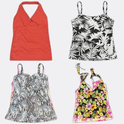 Auswahl an bedruckten Damen-Camisole-Tops