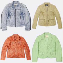 ZARA Max&Co Leather Jackets