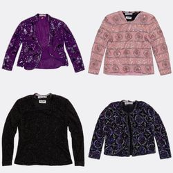 Scala Women Sequin Embellished Blouses