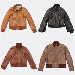 Leather Bomber Jackets