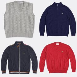 Lacoste Knitwear Sweaters Collection