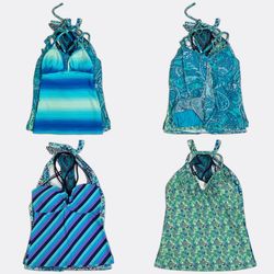 Printed Swimwear Tankini Camisole Tops