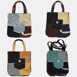 CR12862 Upcycled Carhartt Corduroy Bags
