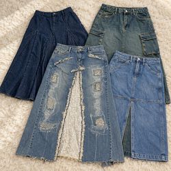 Y2k Denim Skirts Bundle (GRF-10-037)
