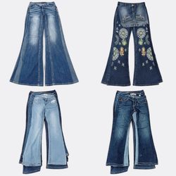 CR13943 Y2K Flare Jeans Bundle