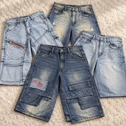 Denim Hip Hop Shorts