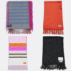 Coach Patterned and Solid Scarves Selection
