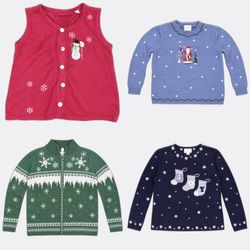 Cardigans Christmas Holiday Embroidered Knitwear