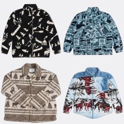 Printed Fleece Jackets