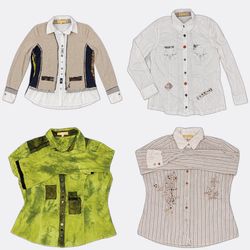 Women's Long Sleeve Button-Up Shirts