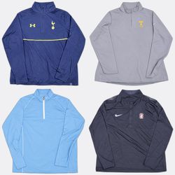 Nike Under Armour 1/4 Zip Tops