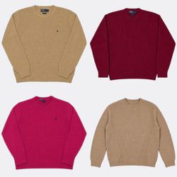 Polo Ralph Lauren heavy Round Neck Sweaters