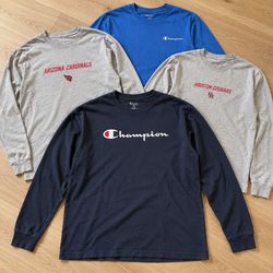 MV00007 Camisetas de manga larga Champion y Reebok