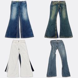 CR13908 Vintage True Religion Flare and Straight J..
